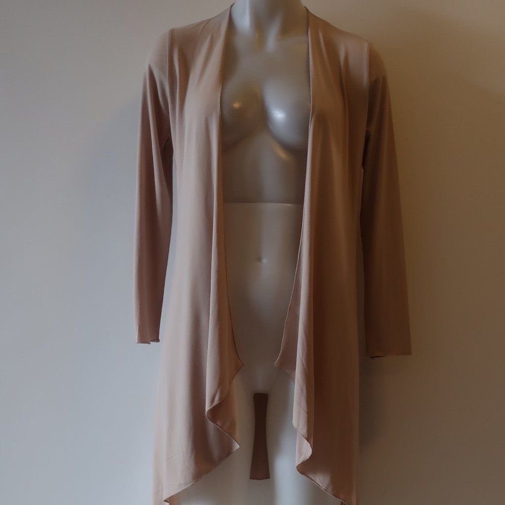 COURAGE B. BEIGE CARDIGAN TOP SZ S*